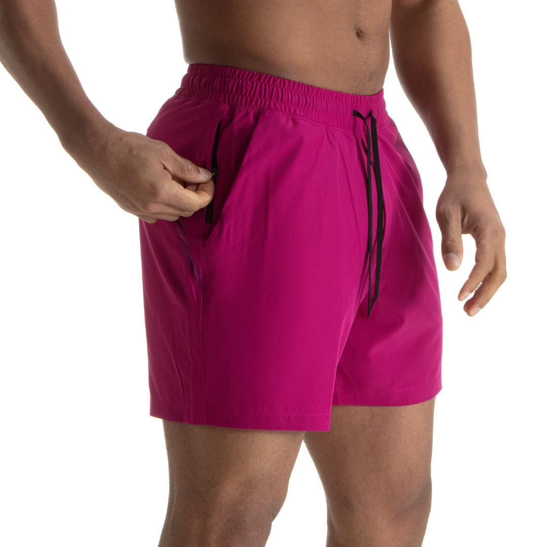 Herren Sportliche Schwimmshorts mit elastischem Bund und seitlichen Eingrifftaschen Aliams