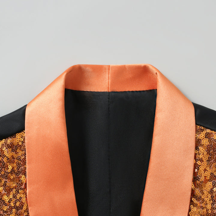 Herren schimmernde Pailletten-Weste Aliams