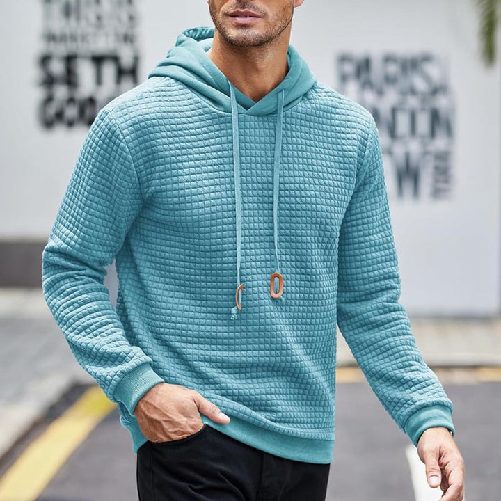 Herren Kapuzenpullover mit strukturiertem Design und komfortablem Schnitt Aliams