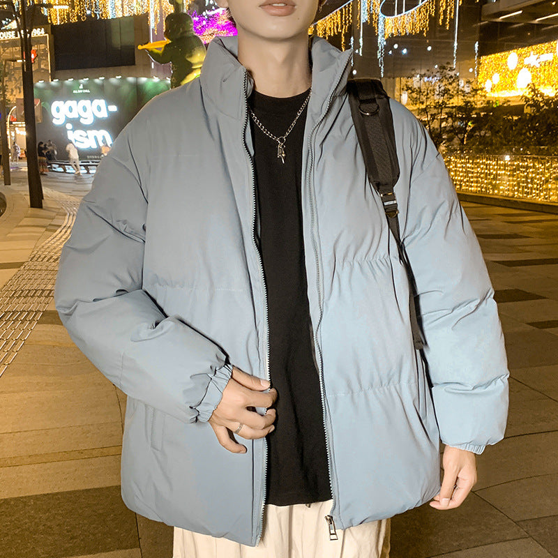 Herren Steppjacke mit hohem Kragen und elastischen Bündchen Aliams