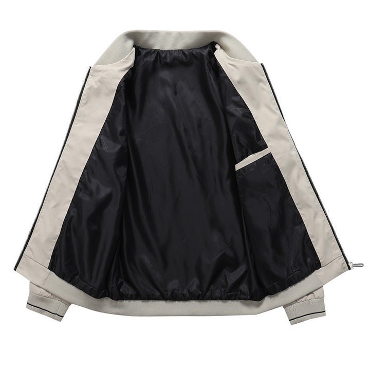 Herren sportliche Übergangsjacke mit modischem Stehkragen Aliams