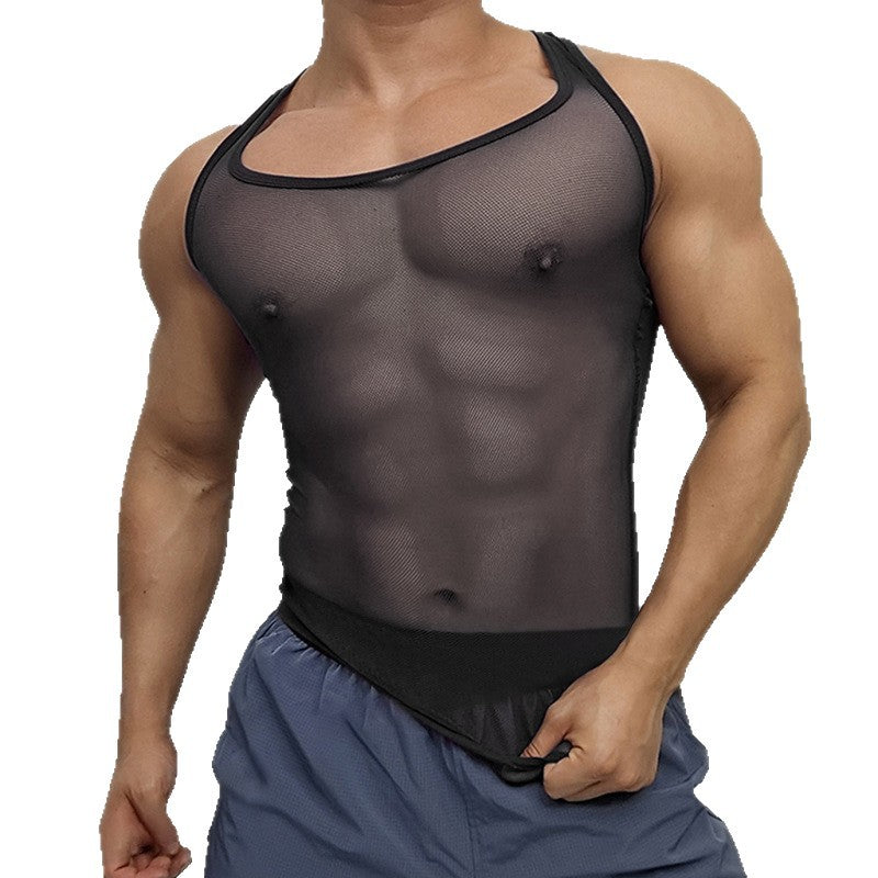 Herren Atmungsaktives Sport-Tanktop mit Racerback-Design Aliams