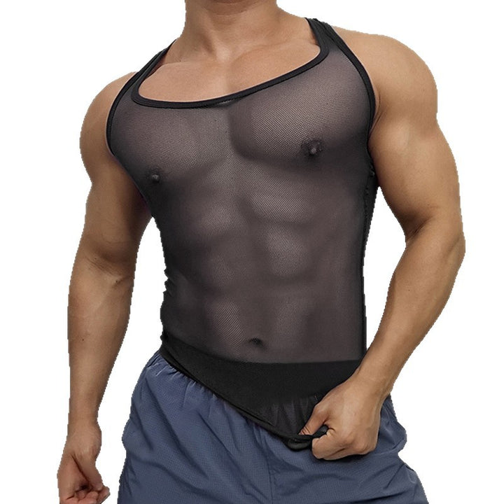 Herren Atmungsaktives Sport-Tanktop mit Racerback-Design Aliams