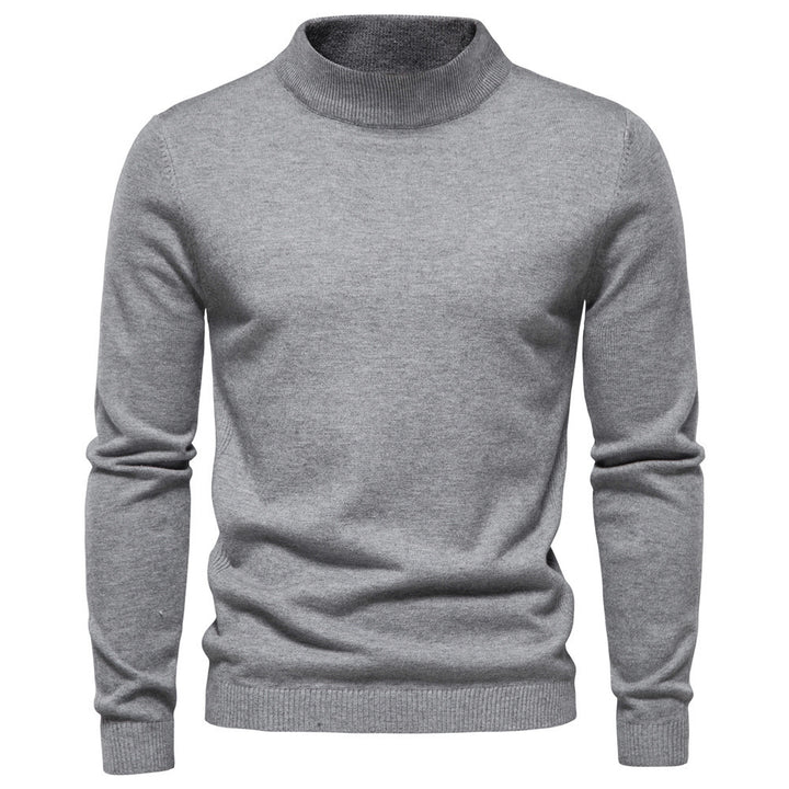 Herren eleganter Rollkragenpullover aus feiner Wolle Aliams