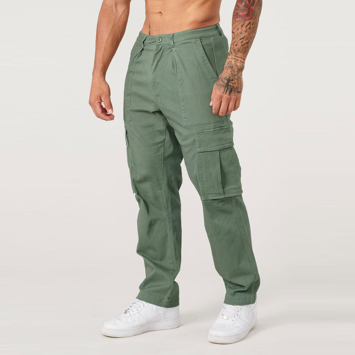 Herren Cargo-Hose mit zahlreichen praktischen Taschen Aliams