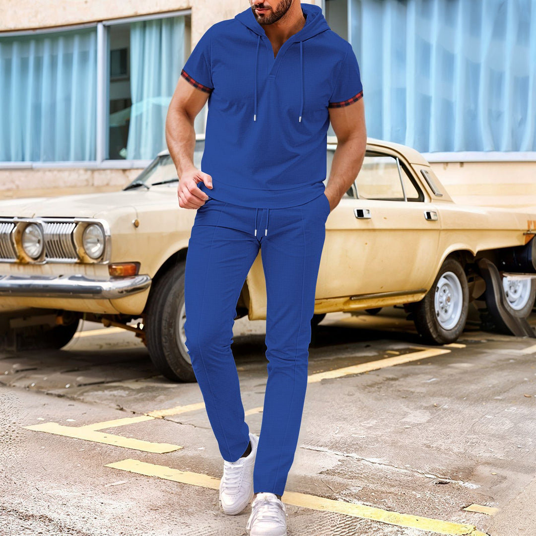 Herren Sportliches Kapuzenset mit funktionalen Taschen und ergonomischem Schnitt Aliams