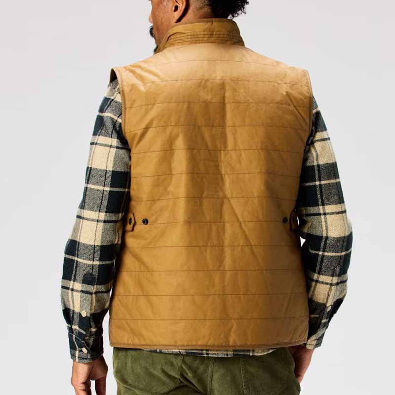 Herren gesteppte Weste mit modernem Schnitt und funktionalen Taschen Aliams