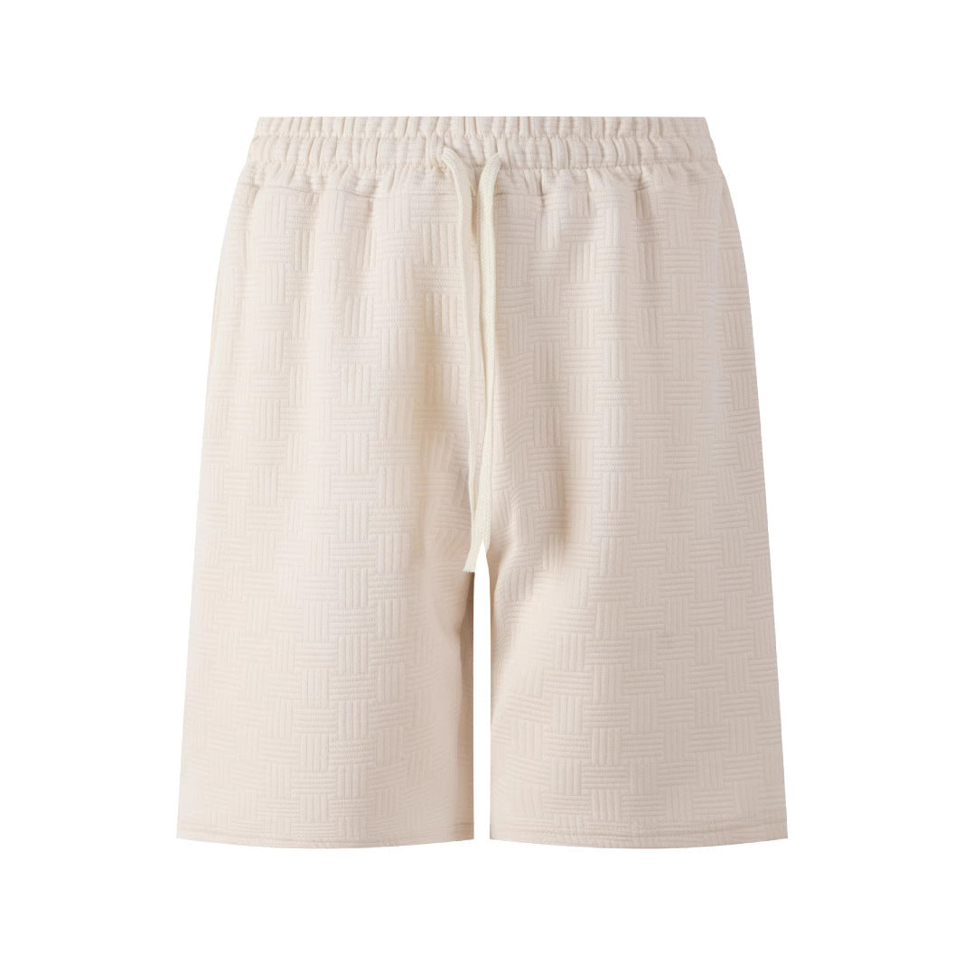 Herren Freizeit-Shorts mit elastischem Bund und innenliegendem Kordelzug Aliams