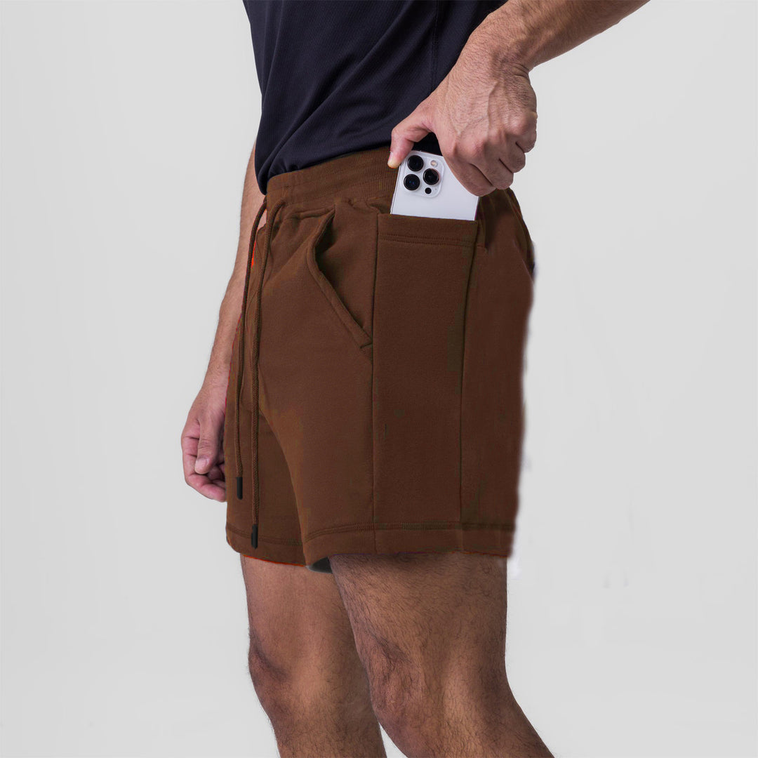Herren Bequeme Shorts mit seitlichen Taschen und verstellbarem Bund Aliams