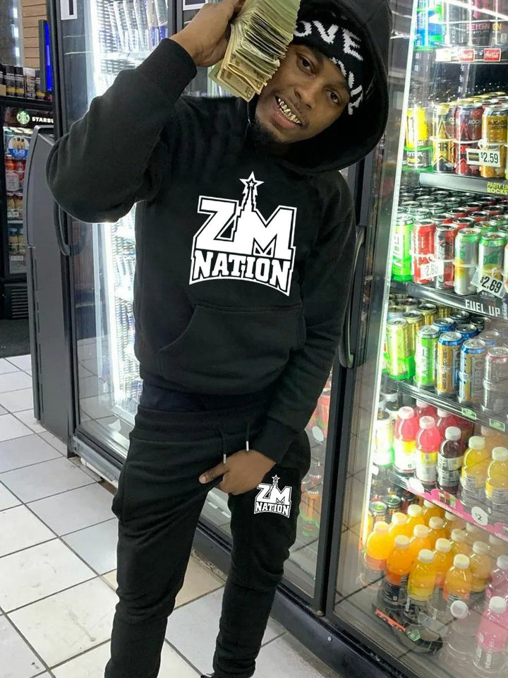 Herren Hoodie- und Jogginghose-Set mit hochwertigem und bequemen Material Aliams