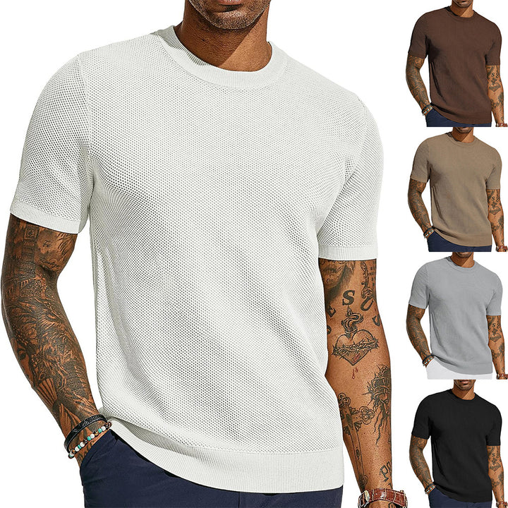 Herren atmungsaktives Netz-T-Shirt Aliams