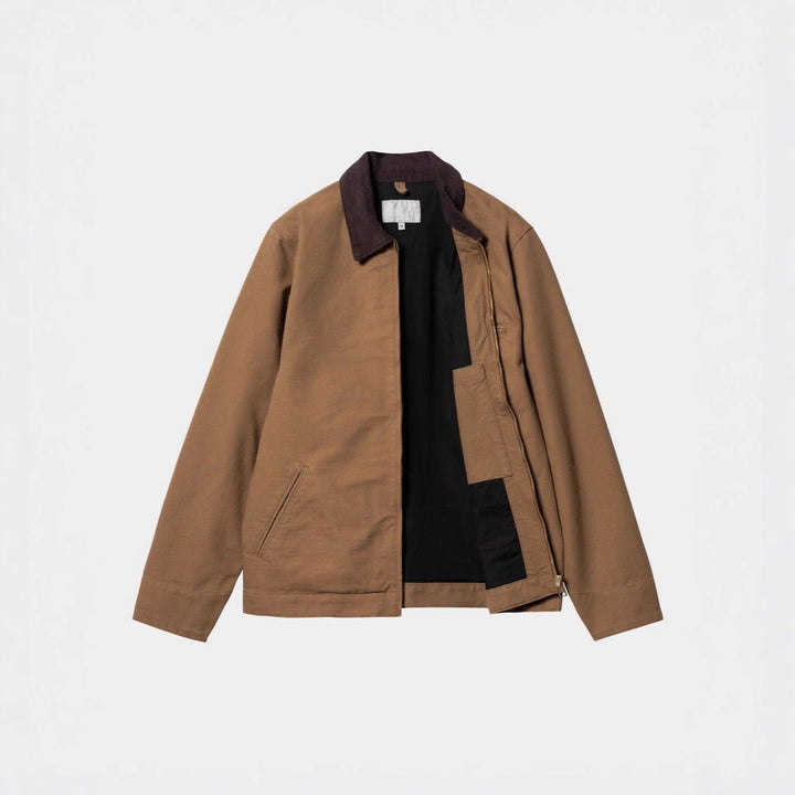 Herren vielseitige Utility-Jacke mit warmem Innenfutter und praktischem Kragen Aliams