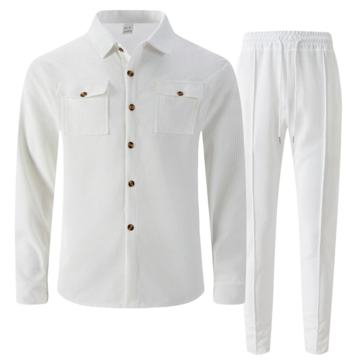 Herren Freizeitanzug mit modernem Karomuster Aliams