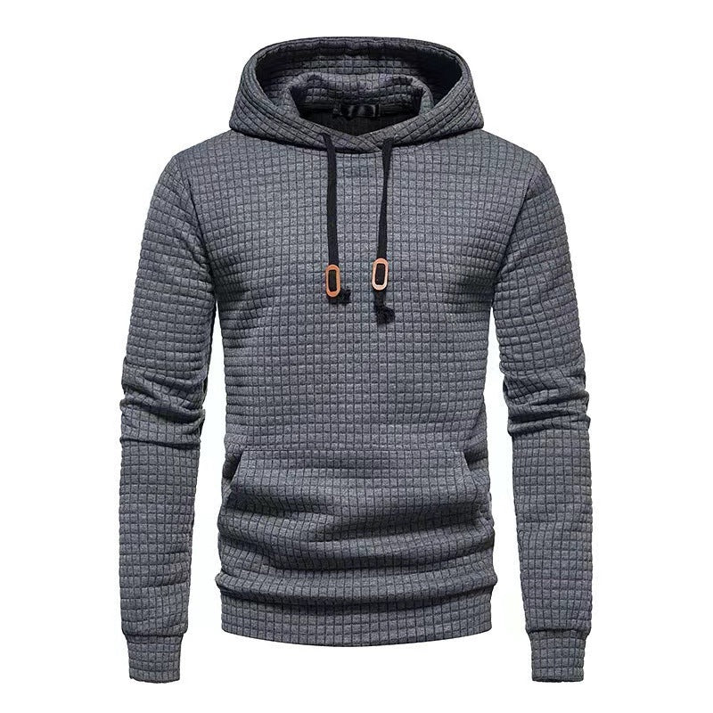 Herren komfortabler Hoodie mit strukturiertem Gewebe Aliams