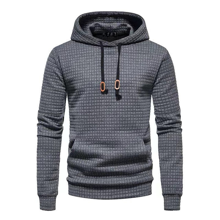 Herren komfortabler Hoodie mit strukturiertem Gewebe Aliams