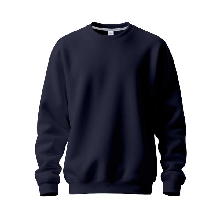 Herren klassischer Sweatshirt mit Rundhalsausschnitt und bequemer Passform Aliams