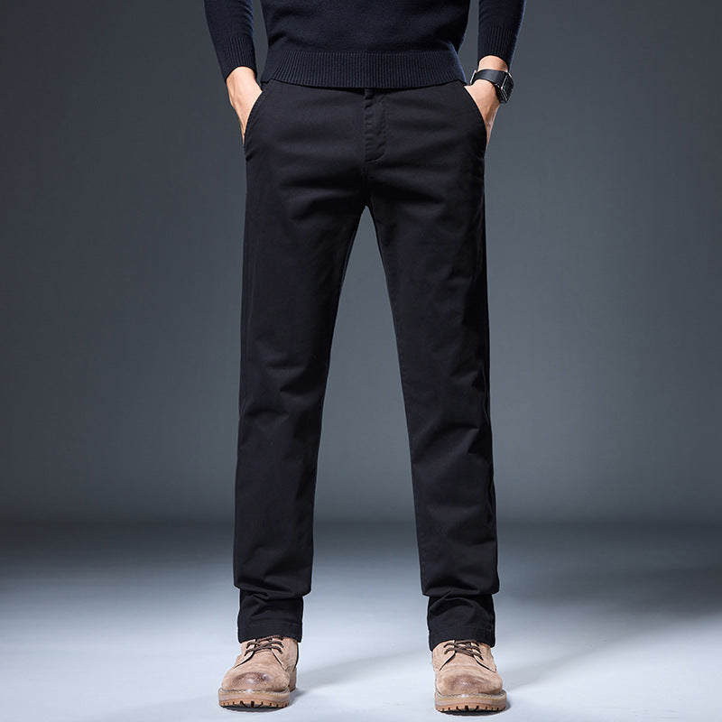 Herren Bequeme Chino-Hose mit praktischen Seitentaschen Aliams