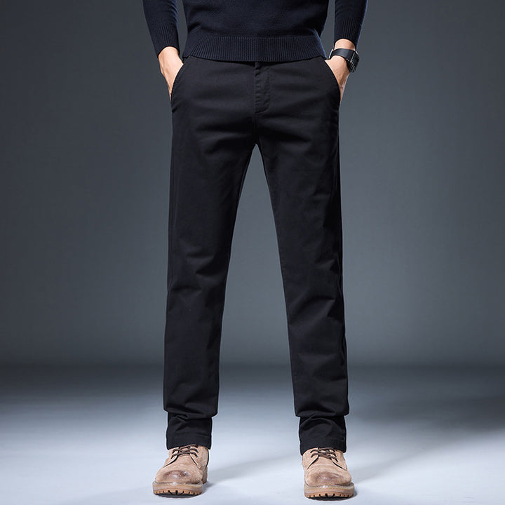 Herren Bequeme Chino-Hose mit praktischen Seitentaschen Aliams