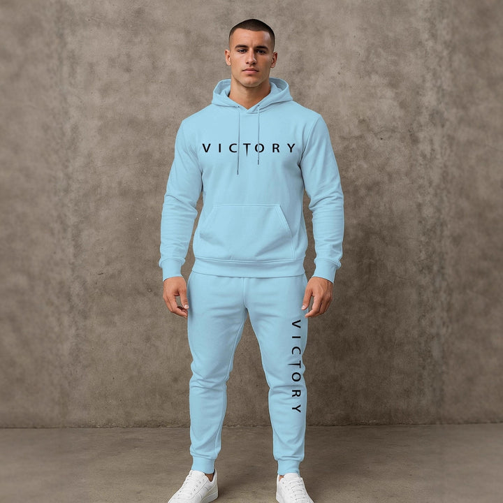 Herren komfortabler Sportanzug mit modernem Schriftzug Aliams