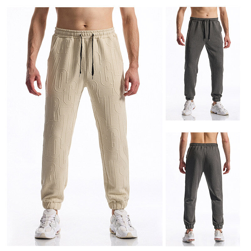 Herren Sportliche Freizeithose mit elastischem Bund und seitlichen Taschen Aliams