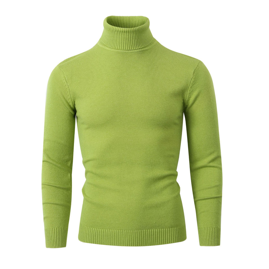 Herren bequemer Rollkragenpullover Aliams