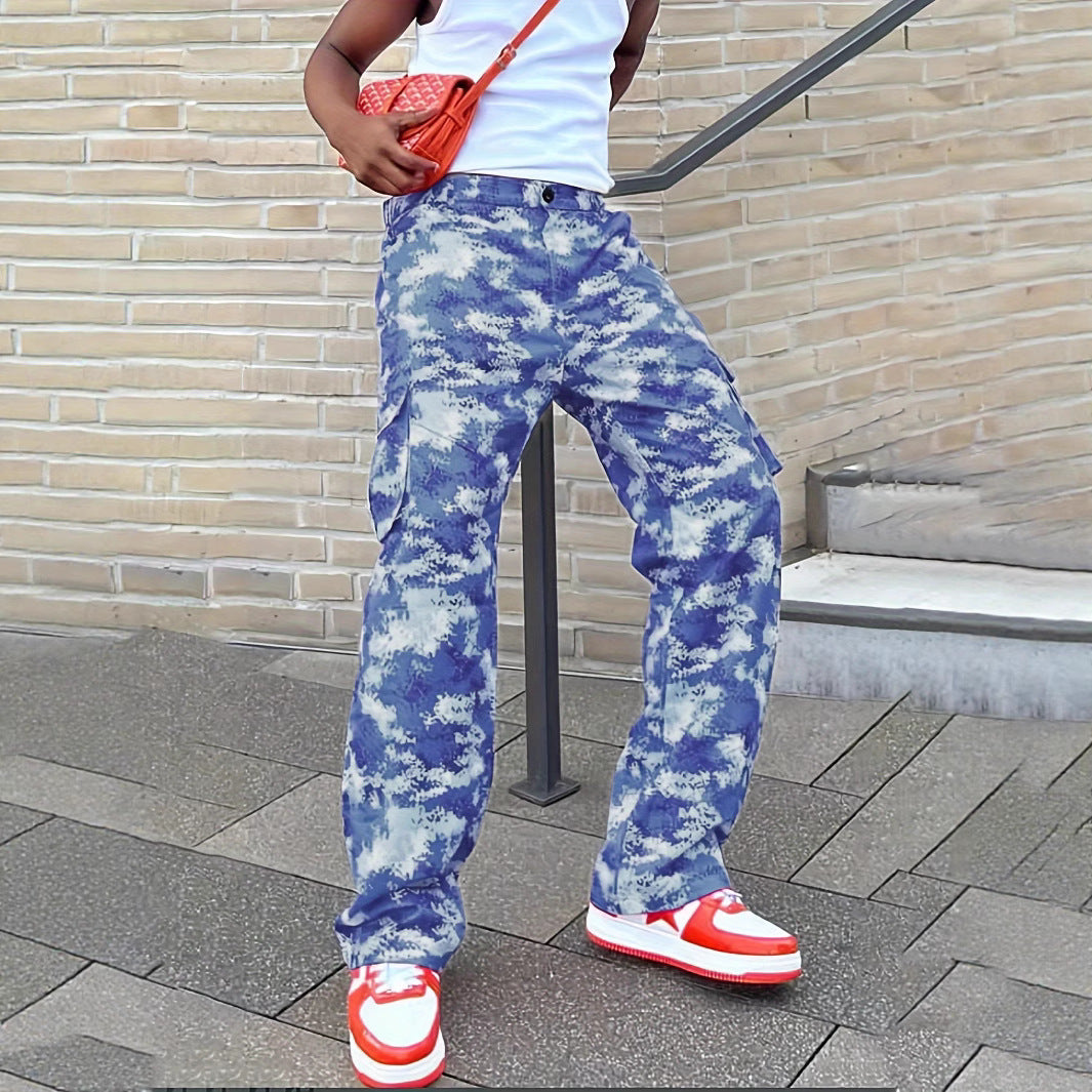 Herren Camouflage Cargo-Hose Aliams