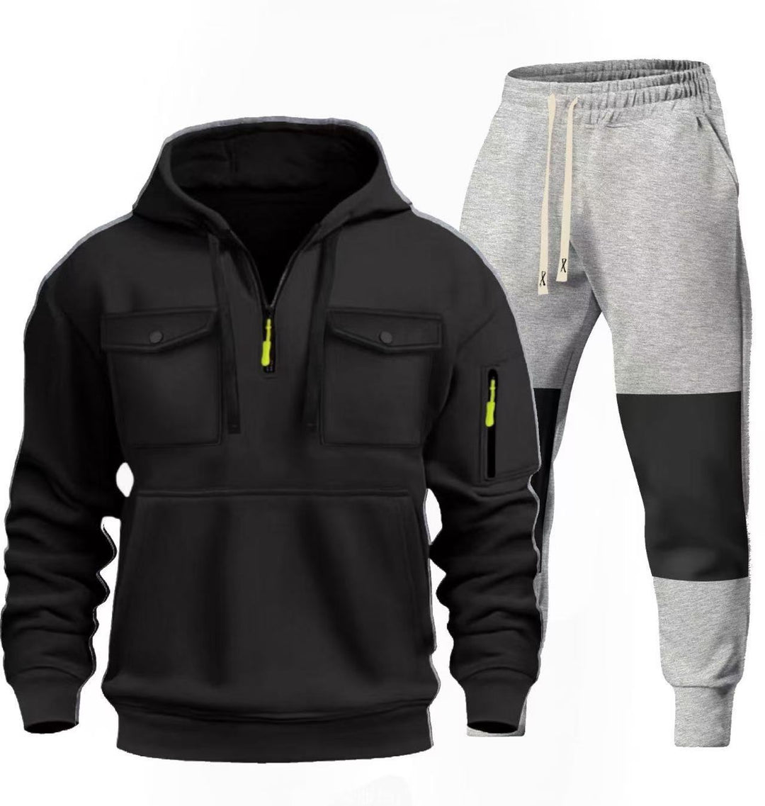 Herren funktionaler Sweatshirt- und Jogginghosen-Set Aliams