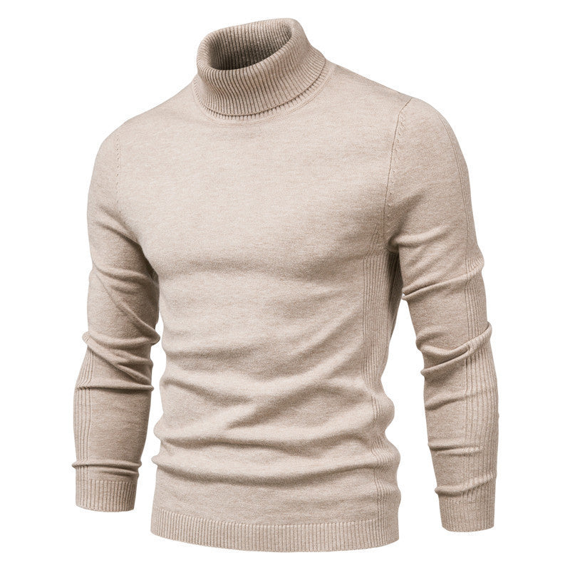 Herren eleganter Rollkragenpullover aus feinem Strick Aliams