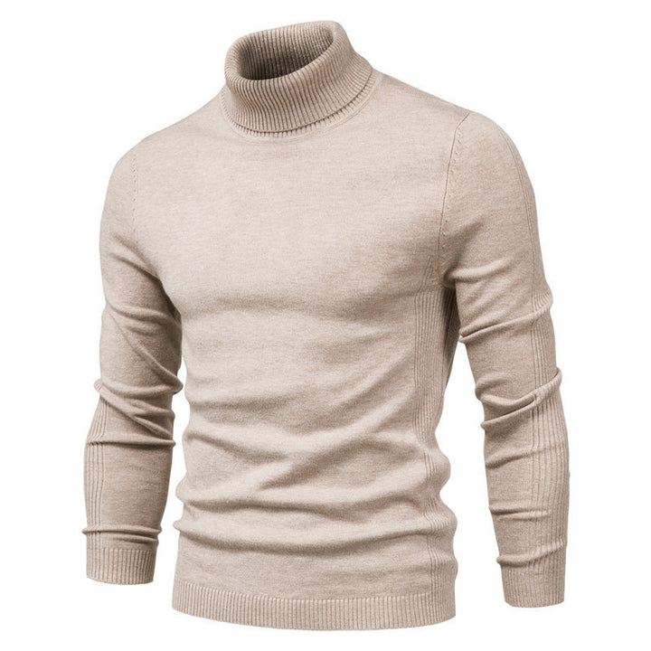 Herren eleganter Rollkragenpullover aus feinem Strick Aliams