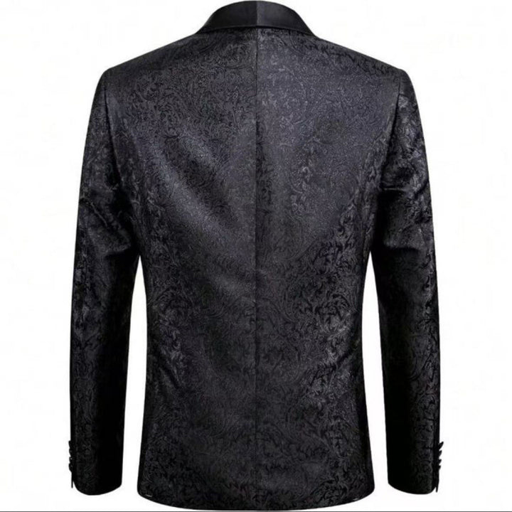 Herren Festlicher Jacquard-Smoking-Blazer Aliams