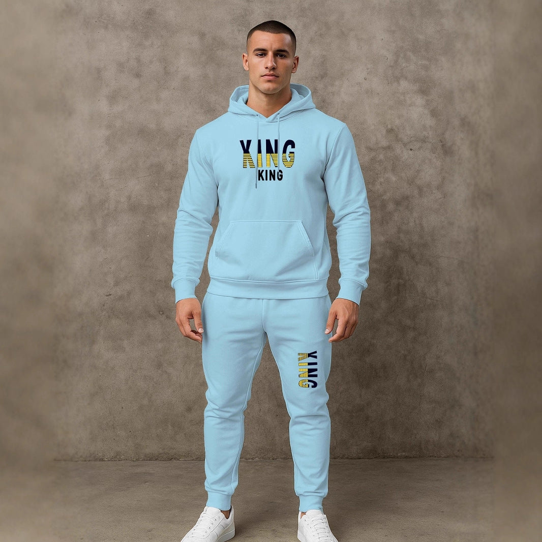 Herren sportives Hoodie- und Jogginghose-Set Aliams