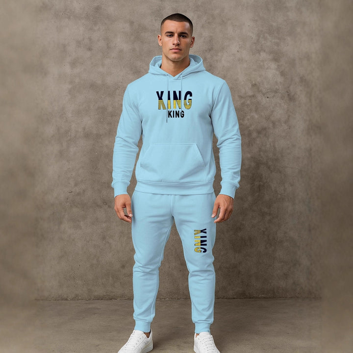 Herren sportives Hoodie- und Jogginghose-Set Aliams