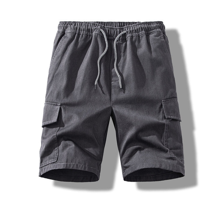 Herren Cargo-Shorts mit elastischem Bund und praktischen Seitentaschen Aliams