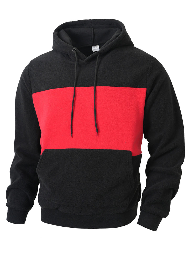 Herren Fleece-Hoodie mit innovativem Design Aliams