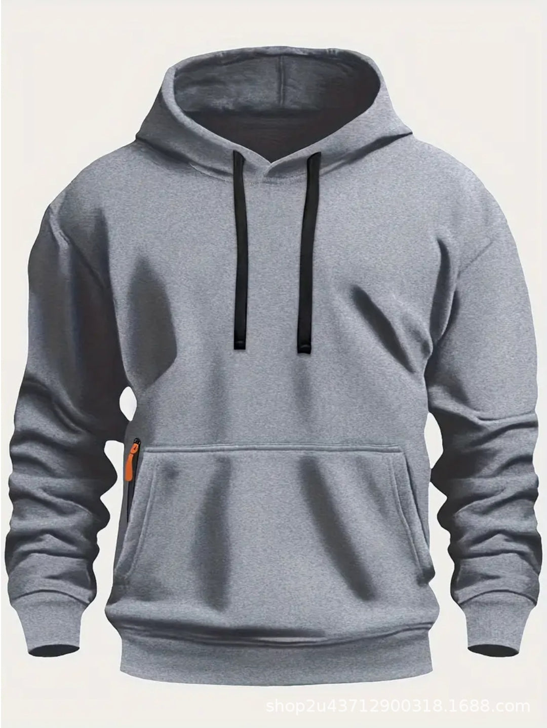 Herren sportlicher Kapuzenpullover mit praktischen Taschen und atmungsaktivem Material Aliams