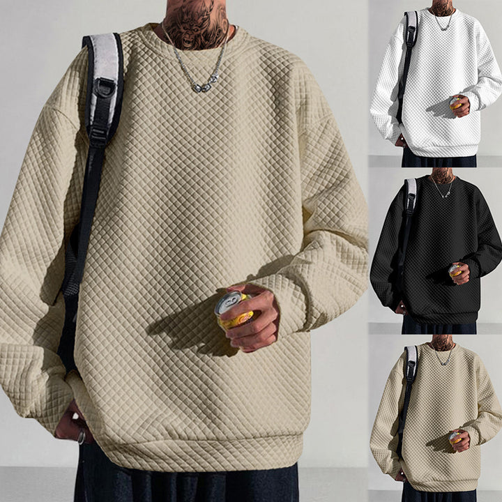 Herren Urbaner Sweatshirt mit strukturiertem Design und lässiger Passform Aliams