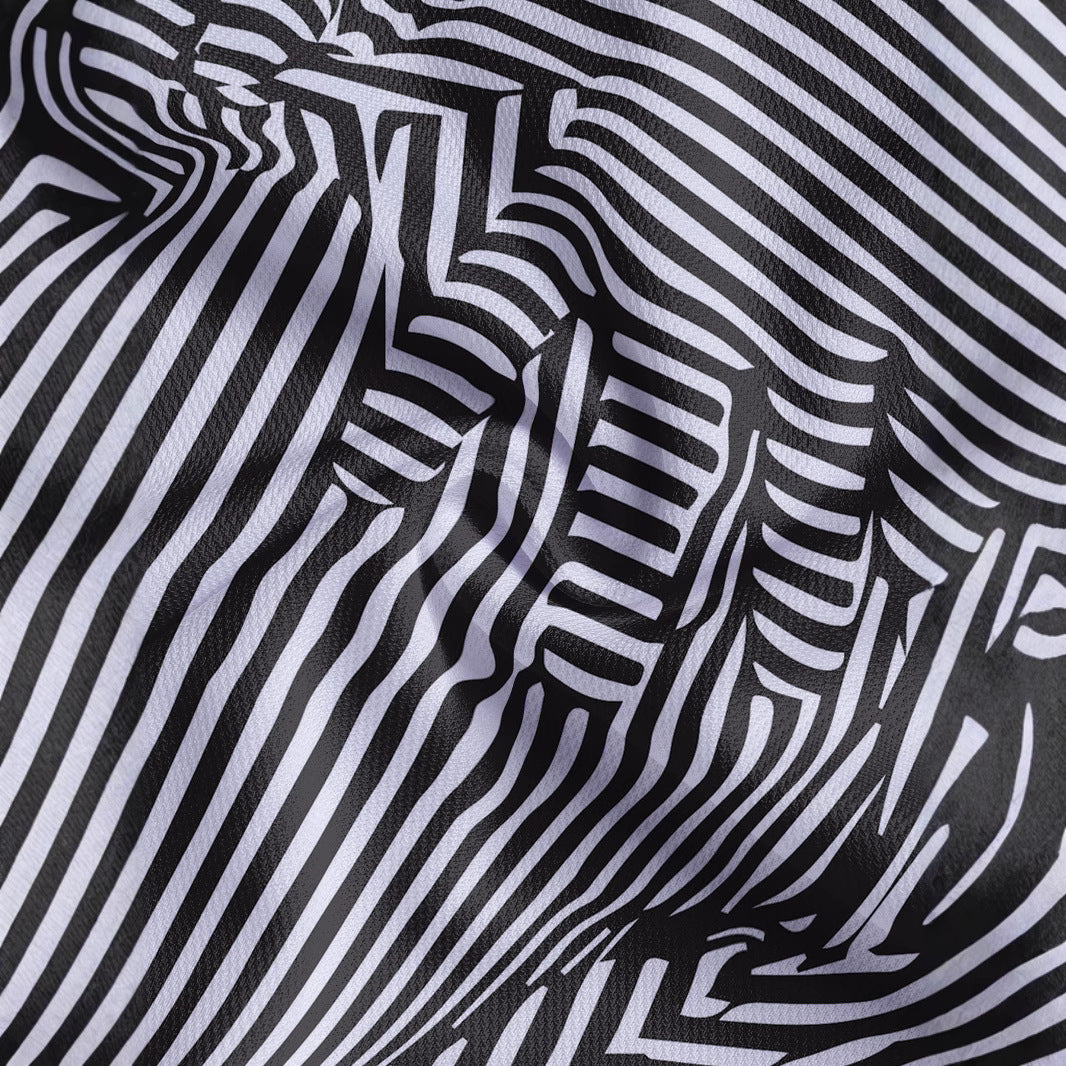 Herren Kurzarm Poloshirt mit modernem Streifendesign Aliams