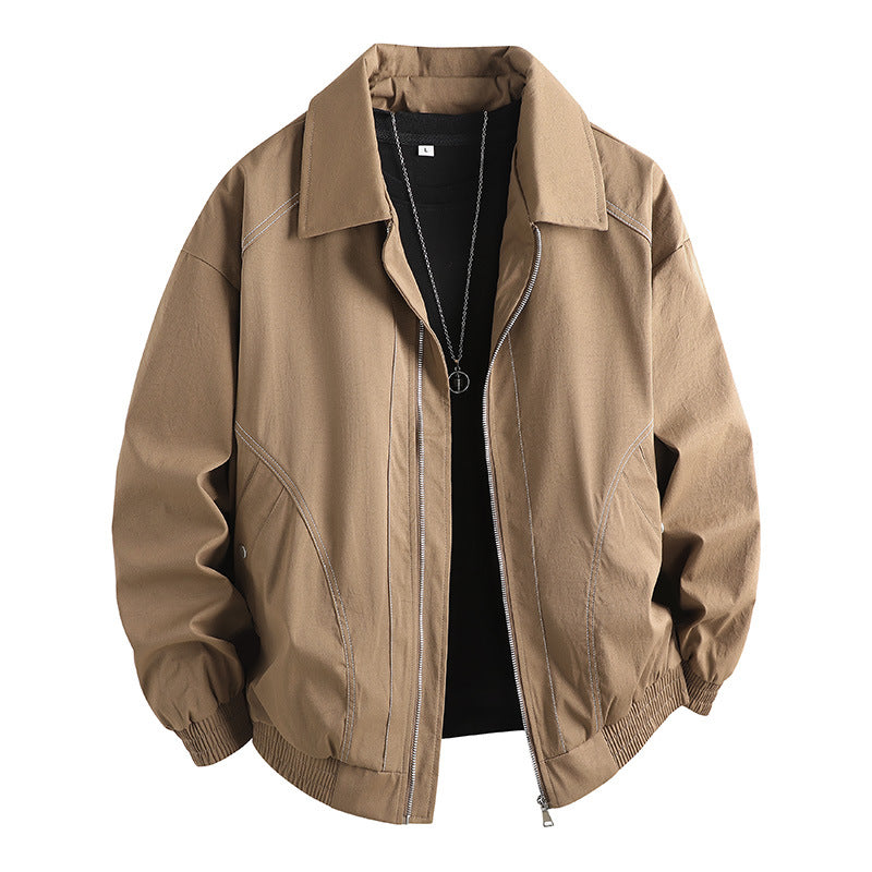 Herren Freizeitjacke mit modernem Schnitt und elastischen Bündchen Aliams