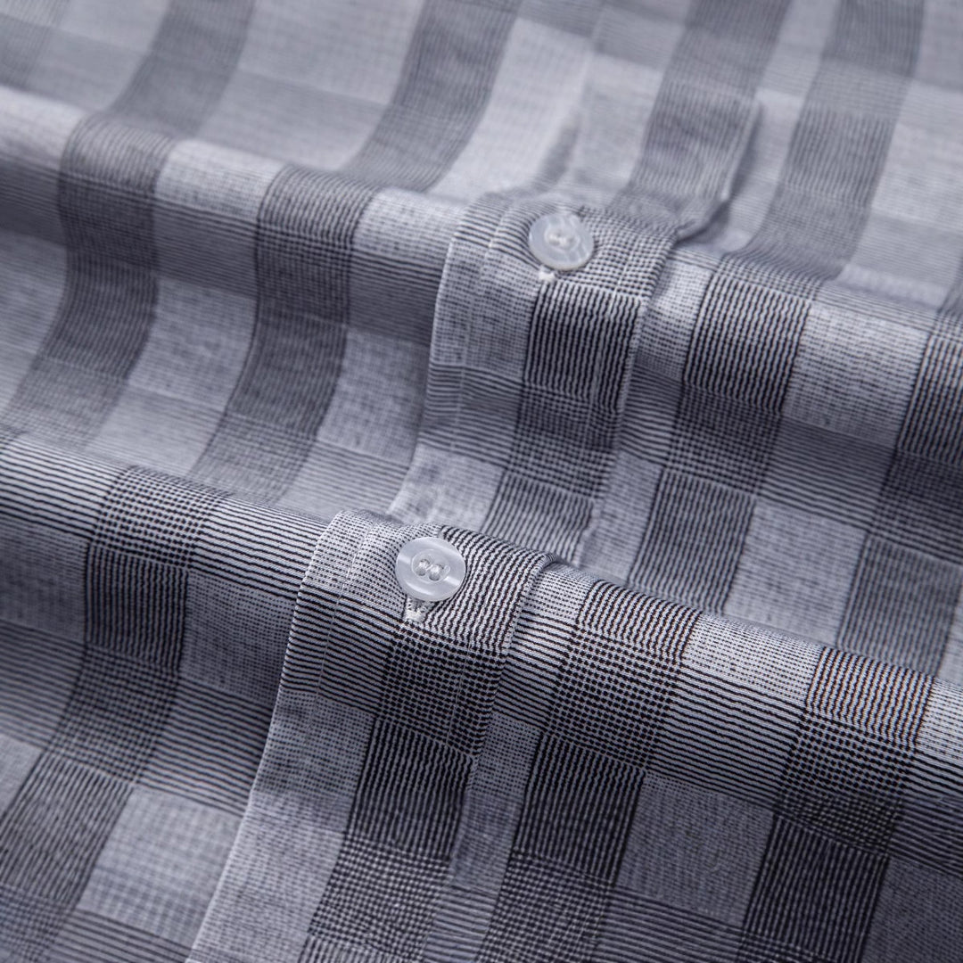 Herren Kurzarmhemd im eleganten Karomuster Aliams