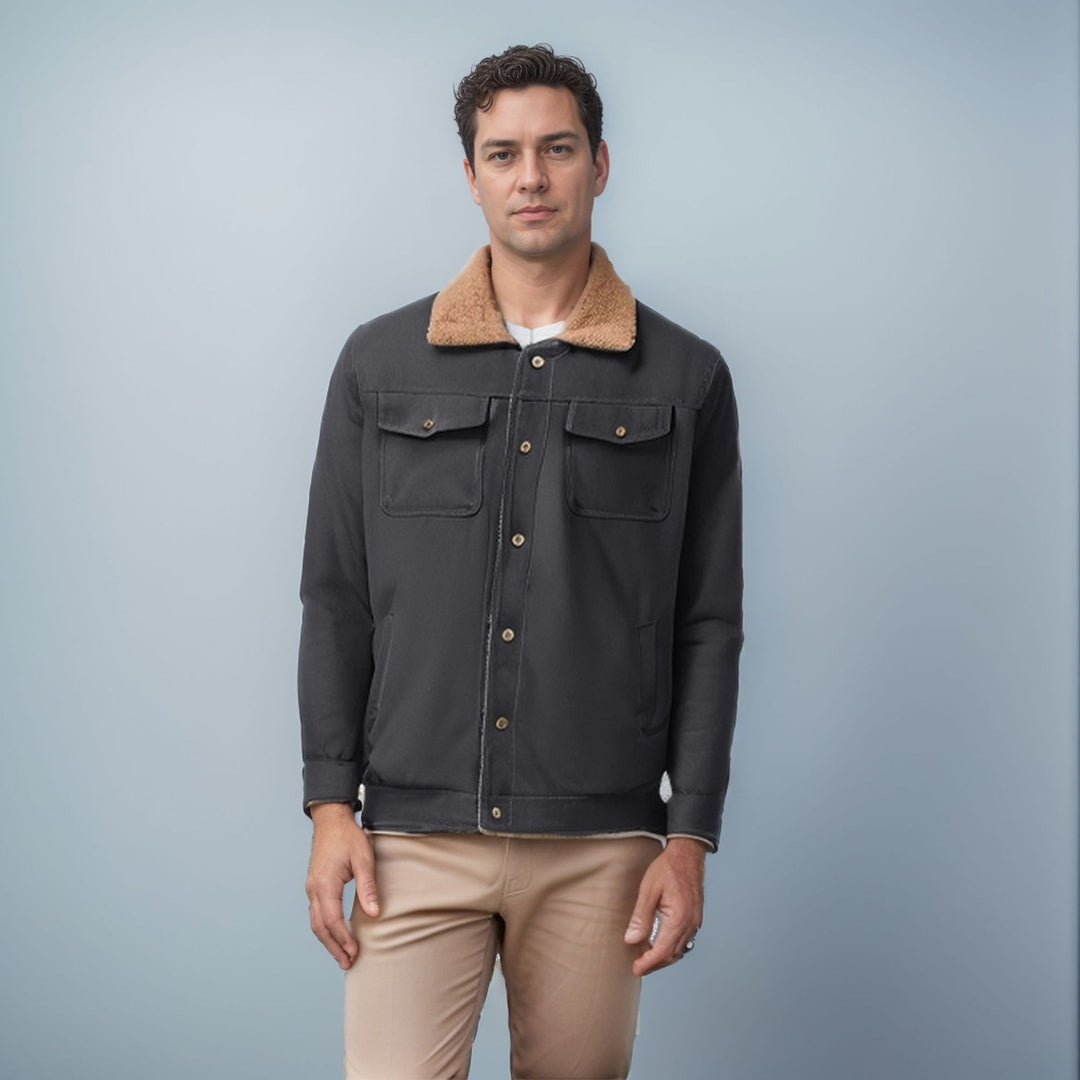 Herren Jacke mit Wendefunktion und Fleecefutter Aliams