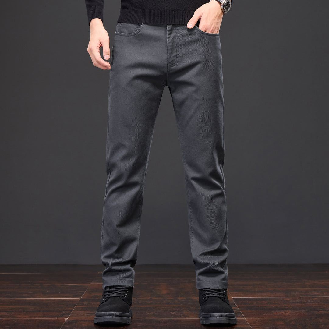 Herren Casual Chino-Hose mit elastischem Bund und modernen Details Aliams