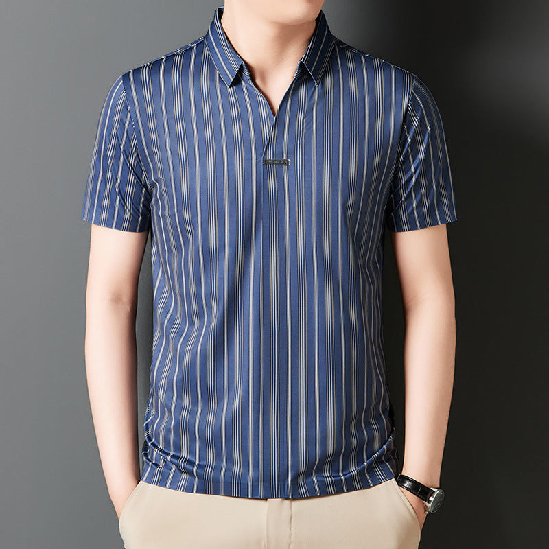 Herren Hemd mit stilvollem Karomuster und atmungsaktiver Baumwollmischung Aliams