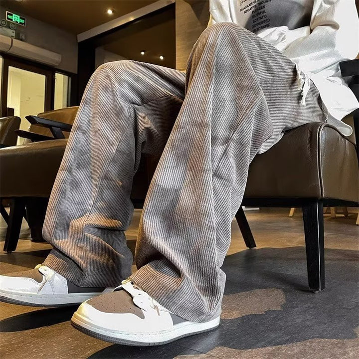 Herren komfortable Freizeithosen mit lässigem Schnitt und elastischem Bund Aliams