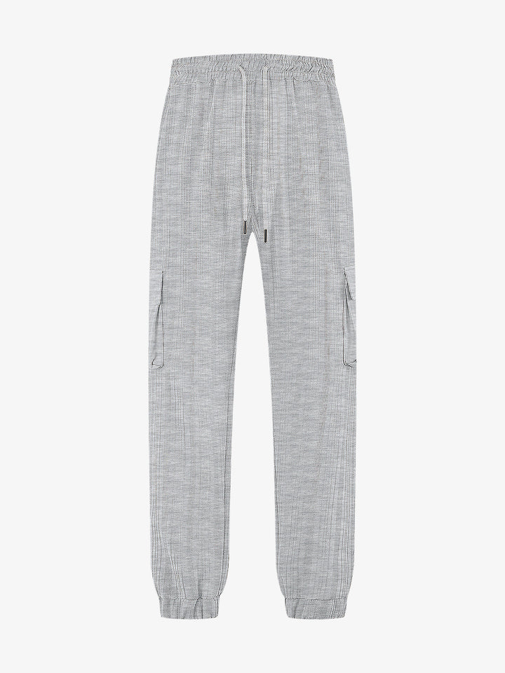 Herren Cargo-Style Sweatpants mit elastischem Bund und praktischen Seitentaschen Aliams