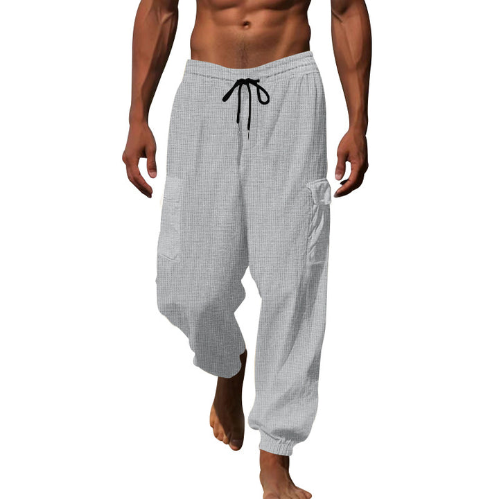 Herren Cargo-Hose mit elastischem Bund und praktischen Seitentaschen Aliams