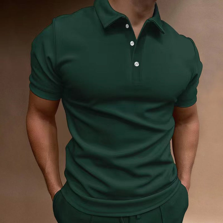 Männer leistungsorientiertes Kurzarm Polo-Shirt Aliams