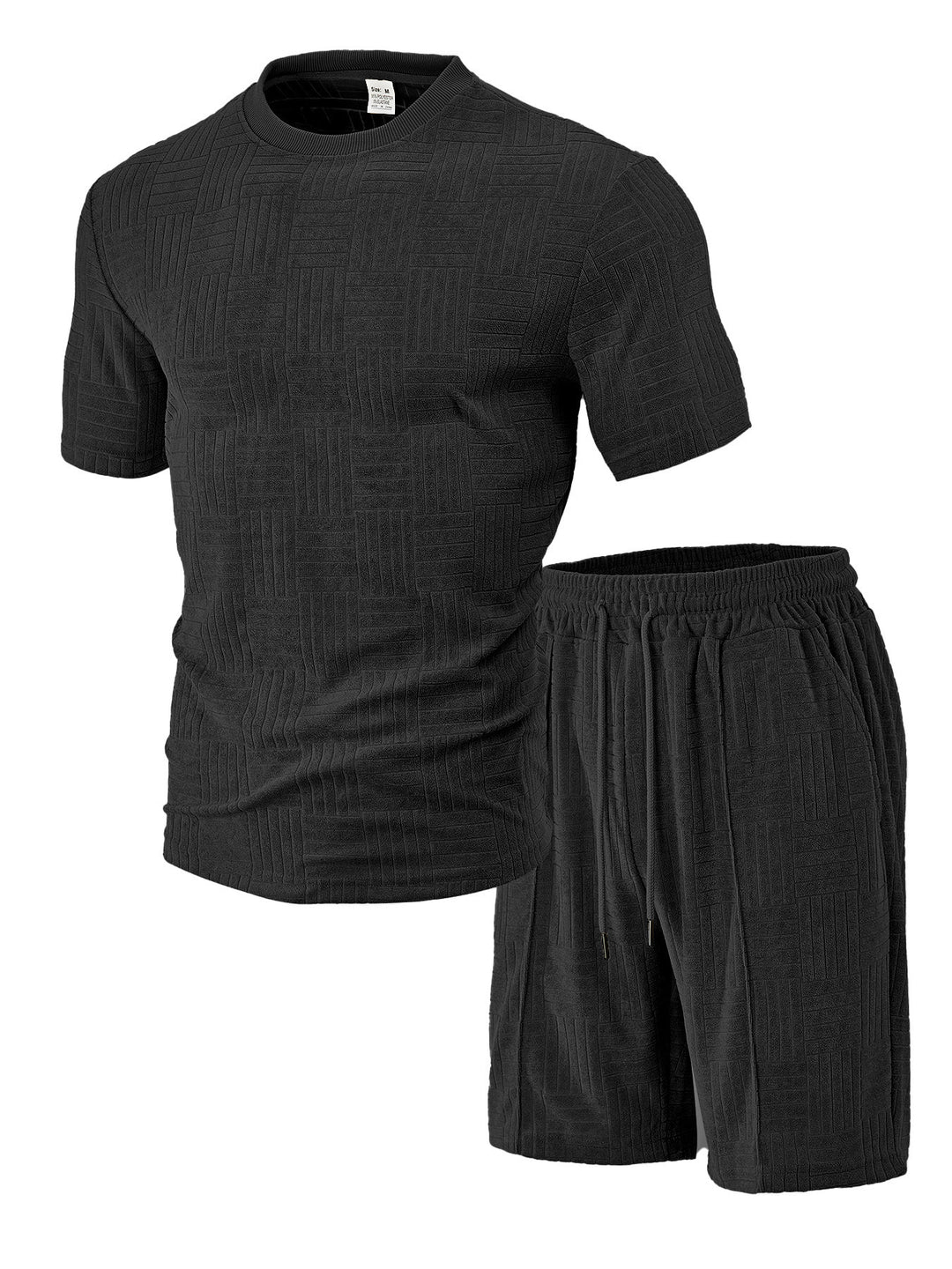 Herren Sport-Outfit mit atmungsaktivem Kurzarmshirt und Shorts Aliams