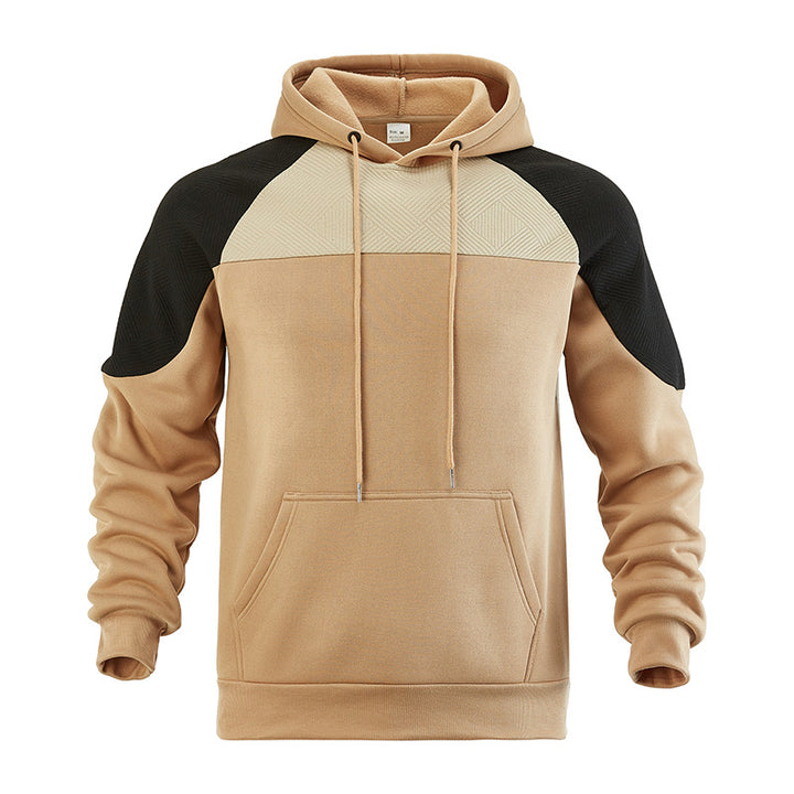 Herren sportlicher Hoodie mit strukturiertem Design und praktischen Taschen Aliams