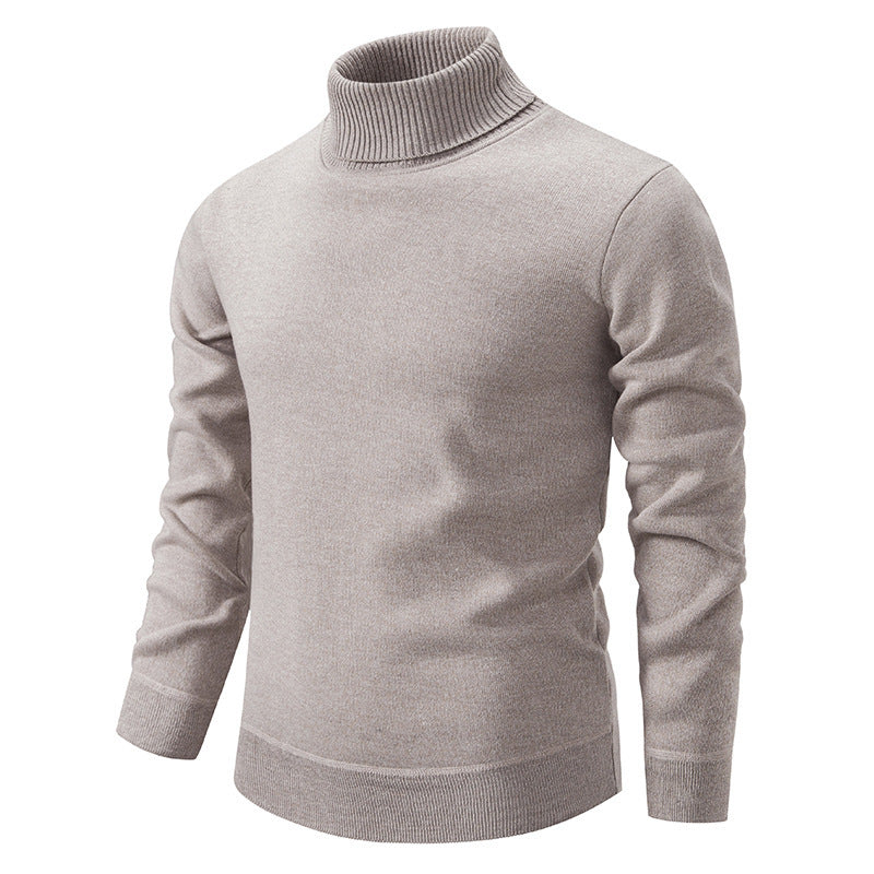 Herren schicker Rollkragenpullover aus hochwertiger Baumwolle Aliams