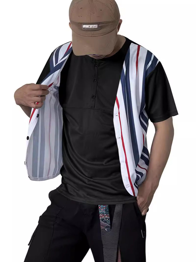 Herren Sportliches Hemd mit vielseitiger Weste Aliams